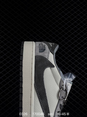 Jordan Air Jordan 1 Low OG SP Travis Scott Fragment Off White Sail Grey Dark Grey Off White EU 36-45 Sneaker - Unisex (BS-79598)
