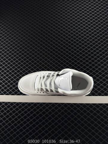Jordan Air Jordan 3 Retro Pure Money White Light Silver EU 36-47 Basketball Shoe - Unisex (BS-81281)