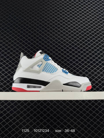 Jordan Air Jordan 4 SE Neon Grey Black White Red EU 36-48 Basketball Shoe - Unisex (BS-80193)