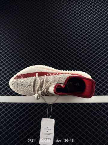 Yeezy Boost 350 V2 Beige Red Cream White EU 36-48 Sneaker - Unisex (BS-83578)