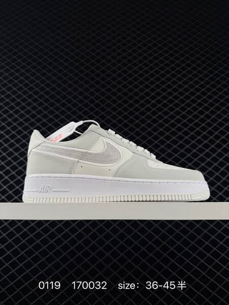 Nike Air Force 1 white light gray EU 36-45 5 lifestyle