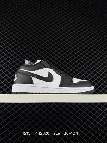 Jordan Air Jordan 1 Low black white red silver