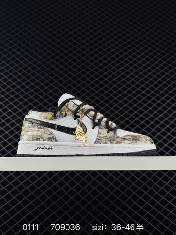 Jordan Air Jordan 1 Low White Light Grey Iridescent Cream Dark Green EU 36-46 Sneaker - Unisex (BS-79848)