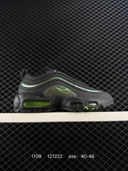 Nike Air Max 97 black white neon green EU 40-46 lifestyle