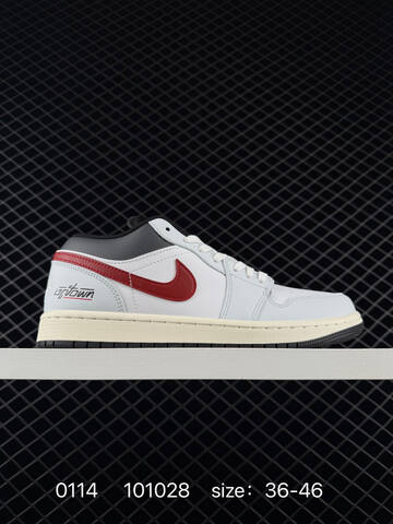 Jordan Air Jordan 1 Low Sail Brown Red EU 36-46 Sneaker - Unisex (BS-79834)