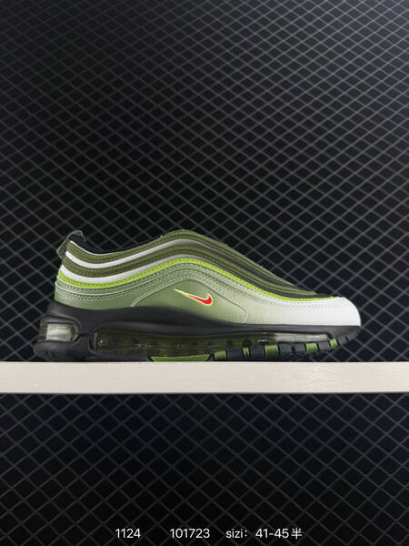 Nike Air Max 97 SE multi-color olive brown white green white black purple white and blue navy white EU 41-45 lifestyle