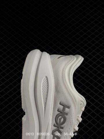 HOKA ONE ONE Bondi 9 White Black EU 36-45 Running Shoe Running Sneakers - Unisex (BS-86197)