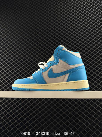 Jordan Union x Fragment Design x Air Jordan 1 Retro High OG Blue Cream White EU 36-47 Basketball Shoe - Unisex (BS-80878)