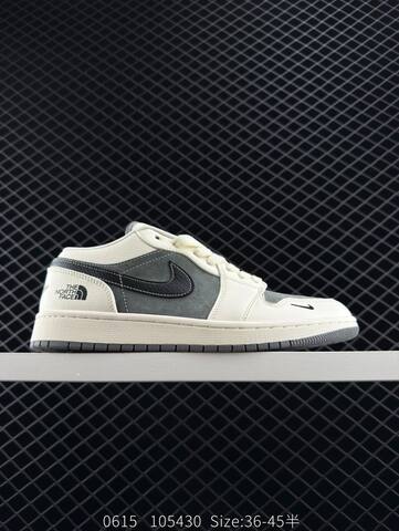 Jordan Air Jordan 1 Low Black Cream Light Grey EU 36-45 Sneaker - Unisex (BS-81205)