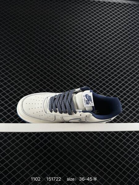 Nike Air Force 1 Low 07 White Navy Blue EU 36-45 lifestyle