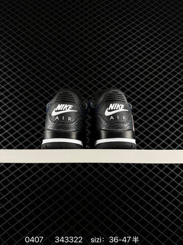 Jordan Air Jordan 3 Retro IH7959 Navy Black White Red EU 36-47 Basketball Shoe - Unisex (BS-79538)