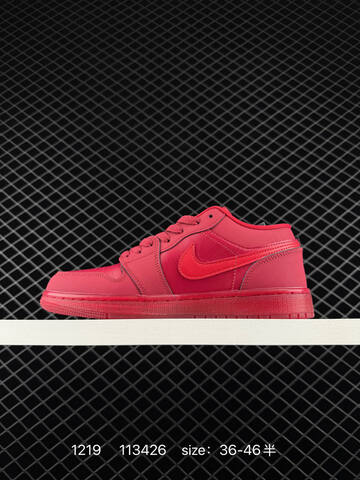 Jordan Air Jordan 1 Low All Red EU 36-46 Sneaker - Unisex (BS-80023)