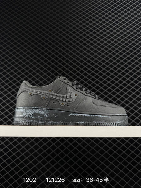 Nike Air Force 1 07 Black Grey EU 36-45 5 lifestyle
