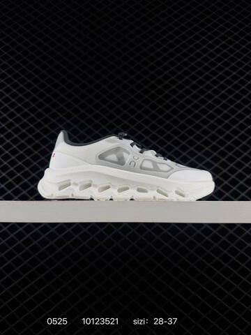 On Cloudrunner Grey Black Lime White 28-37 Running Shoe Running Sneakers - Women's (BS-85244)