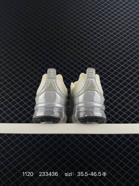 Nike Air Vapormax 360 cream ivory with silver-gray and translucent sole iridescent Swoosh 35 5-46 5 running lifestyle