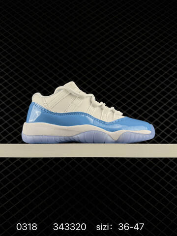 Jordan Air Jordan 11 Retro Low Georgetown White University Blue Ice Blue EU 36-47 Basketball Shoe - Unisex (BS-79649)