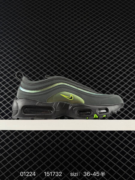 Nike Air Max 97 black green iridescent 36-45 lifestyle