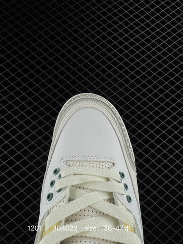 Jordan Air Jordan 3 Retro Craft Ivory White Ivory Cream Grey Green EU 36-47 Basketball Shoe - Unisex (BS-80135)