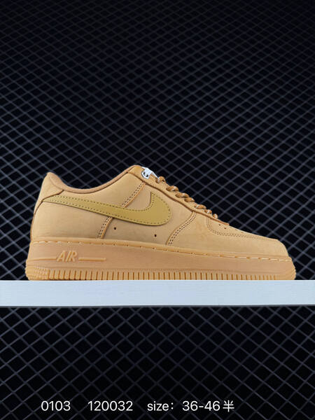 Nike Air Force 1 beige tan brown gum sole grey swoosh white red colorway variant 36-46 lifestyle