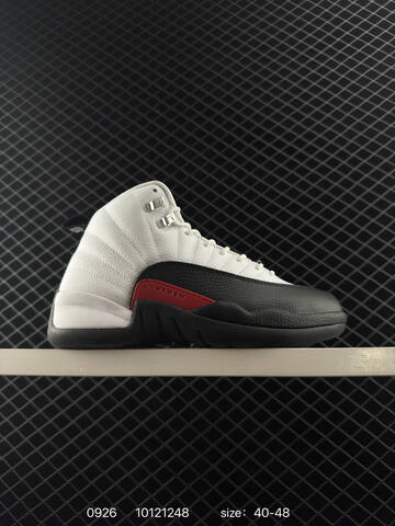Jordan Air Jordan 12 Retro White Purple Black Red Grey EU 40-48 Basketball Shoe - Men's (BS-80625)