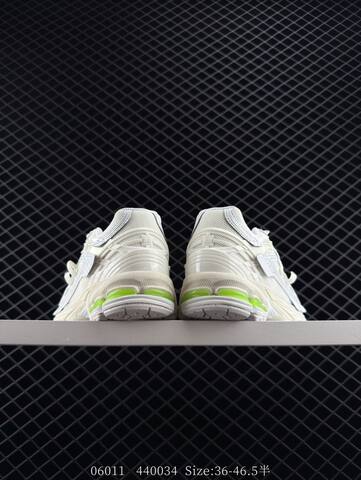 New Balance 1906A White Off White Neon Green EU 36-46 5 Sneaker - Unisex (BS-83323)