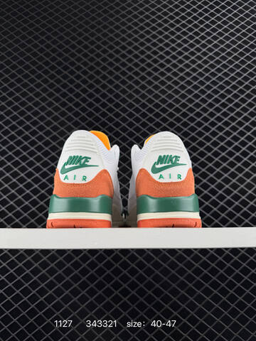 Jordan Air Jordan 3 Retro SE White Green Orange Cream EU 40-47 Basketball Shoe - Men's (BS-80168)