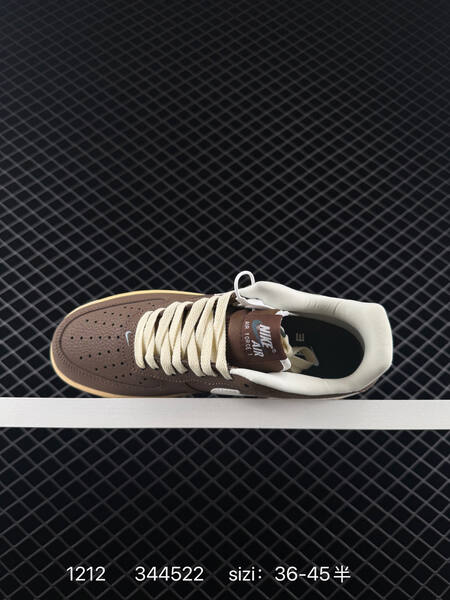 Nike Air Force 1 07 Low Brown Cream White EU 36-45 lifestyle