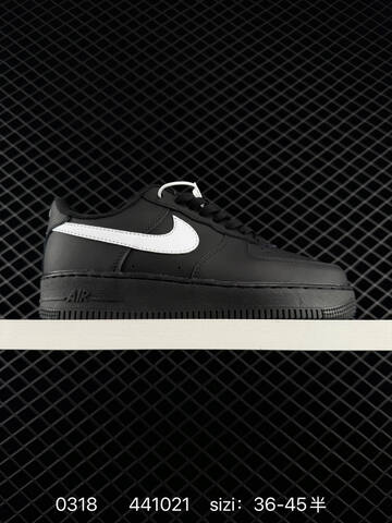 Nike Air Force 1 07 Black White 36-45 5 Casual - Unisex (BS-72619)