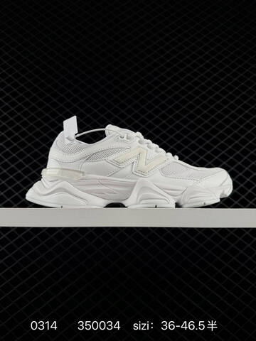 New Balance 9060 Triple White EU 36-46 5 Sneaker - Unisex (BS-82305)