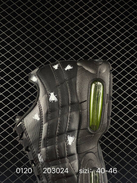 Nike Air Max 95 IM3082-001 Black Volt with white graphic print EU 40-46 lifestyle