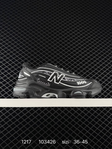 New Balance 1000 Silver Black Off White Pink White
