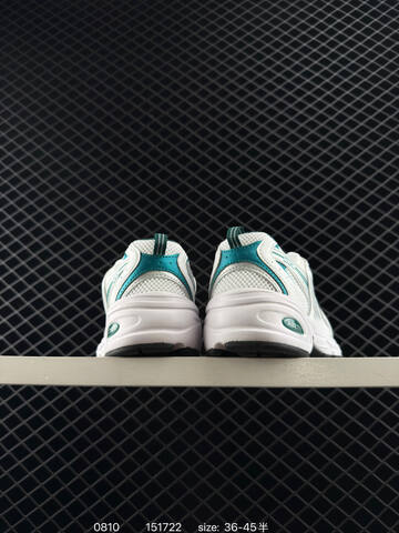 New Balance 530 white silver green black