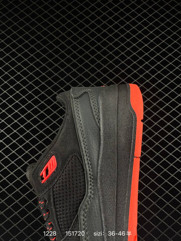 Jordan Air Jordan Retro Black Bright Red EU 36-46 Basketball Shoe - Unisex (BS-79965)