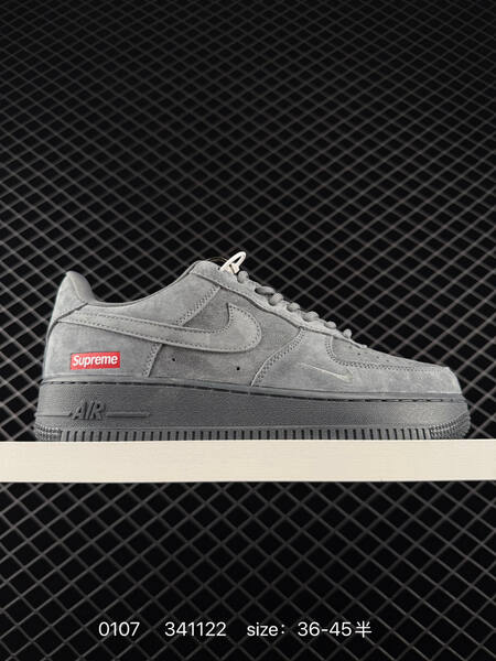 Nike Air Force 1 07 grey green suede 36-45 lifestyle