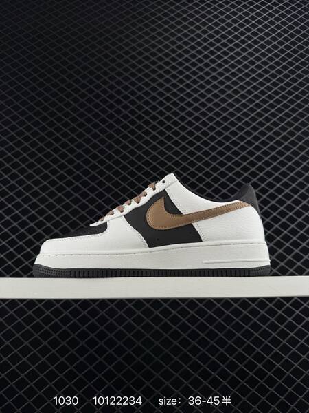 Nike Air Force 1 07 White Black Brown EU 36-45 lifestyle