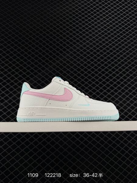 Nike Air Force 1 07 Low IH0640-161 White Pink Light Blue EU 36-42 5 lifestyle