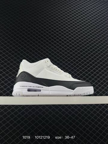 Jordan Air Jordan 3 Retro White Blue Grey Black EU 36-47 Basketball Shoe - Unisex (BS-80478)