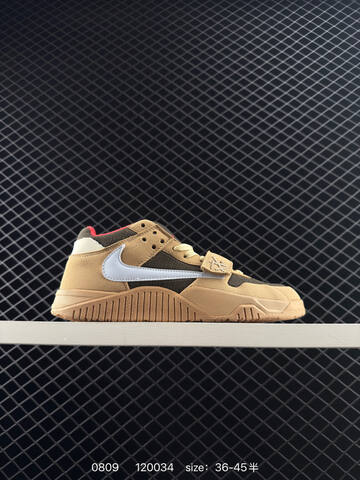 Jordan Jumpman Jack Travis Scott Sail Black Burgundy Beige EU 36-45 Sneaker - Unisex (BS-80948)