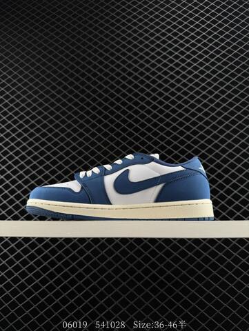 Jordan Air Jordan 1 Low White Navy Sail EU 36-46 Sneaker - Unisex (BS-81177)
