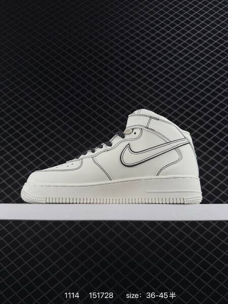 Nike Air Force 1 07 Mid Sail Black EU 36-45 lifestyle