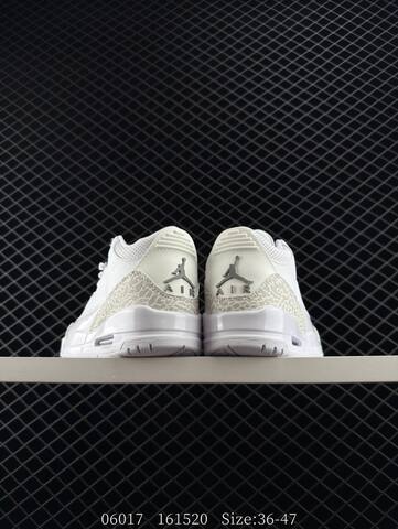 Jordan Air Jordan 3 Retro SE White Light Grey EU 36-47 Basketball Shoe - Unisex (BS-81189)