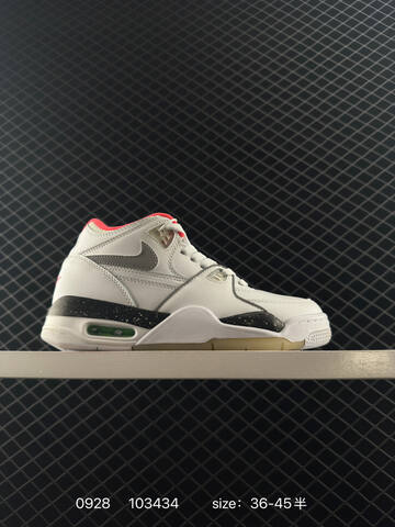Nike Air Flight 89 White Black Red EU 36-45 Basketball Shoe - Unisex (BS-80605)