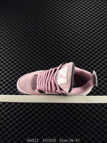 Jordan Air Jordan 4 Retro Pink Grey Black White EU 36-47 Basketball Shoe - Unisex (BS-81165)