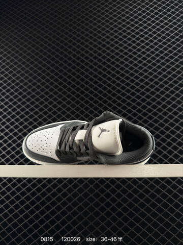 Jordan Air Jordan 1 Low White Dark Grey EU 36-46 Sneaker - Unisex (BS-80914)