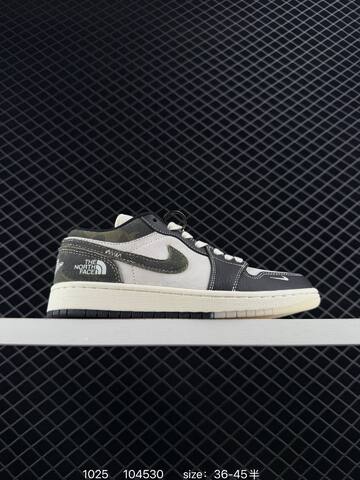 Jordan Air Jordan 1 Low Cream Dark Grey Off White EU 36-45 Sneaker - Unisex (BS-80445)