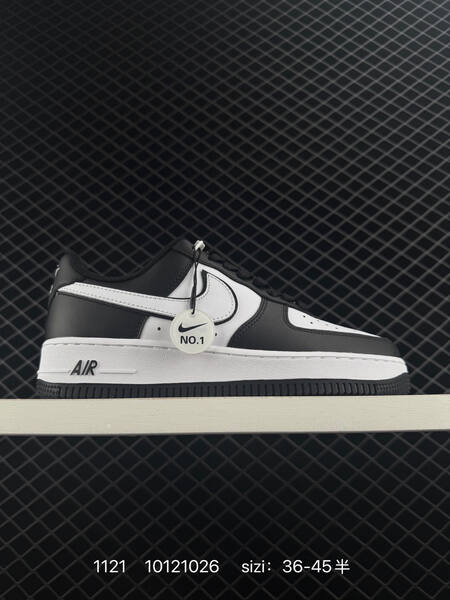 Nike Air Force 1 07 Low black white EU 36-45 casual lifestyle