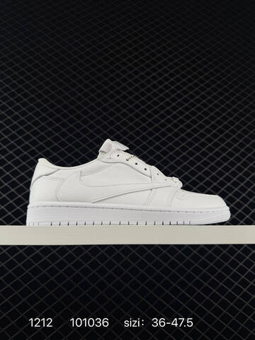 Jordan Air Jordan 1 Low Travis Scott Triple White EU 36-47 5 Sneaker - Unisex (BS-80077)