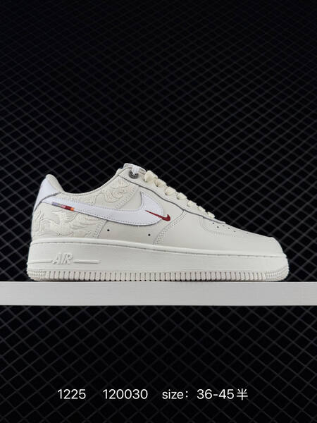 Nike Air Force 1 07 LV8 Sail White with red accents EU 36-45 5 lifestyle