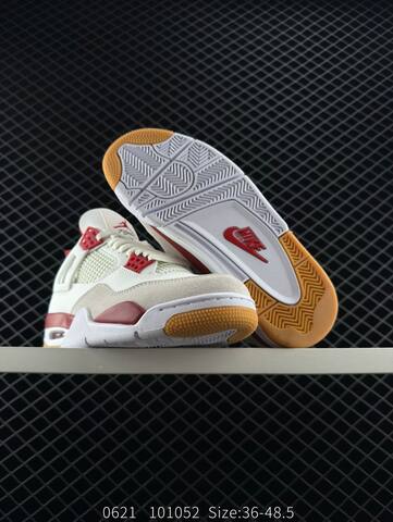 Nike SB x Jordan Air Jordan 4 Retro Varsity Red White Red Grey Gum EU 36-48 5 Basketball Shoe - Unisex (BS-81167)
