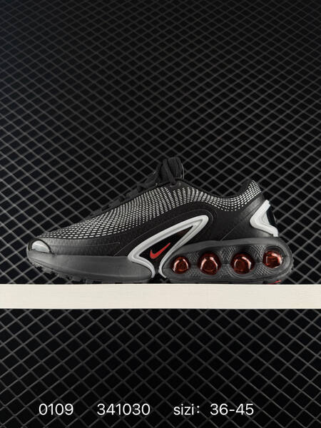 Nike Air Max DN8 black white with red accents 36-45 running lifestyle